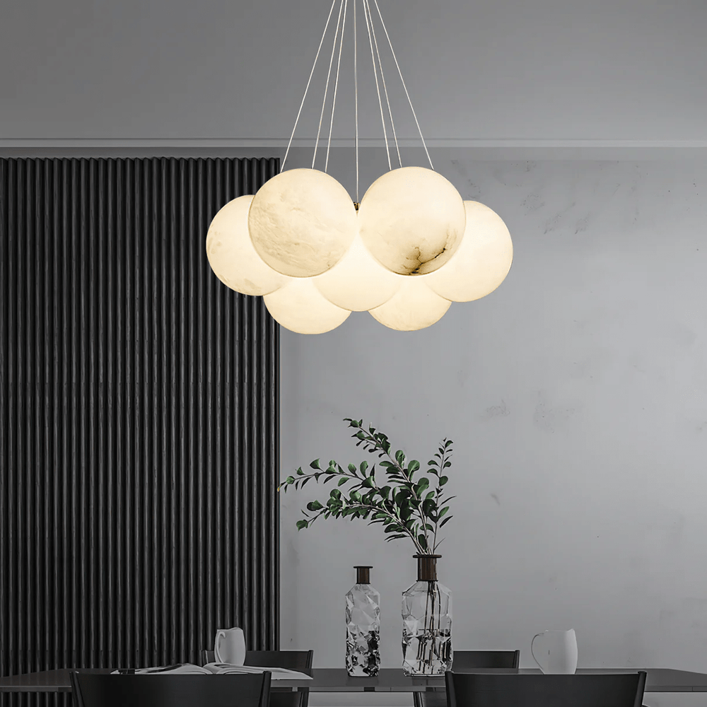 Artelux Alabaster Orb Chandelier