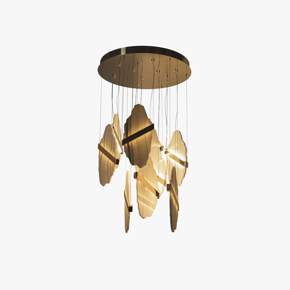 Artelux Highend Modern Sculptural Alabaster Chandelier