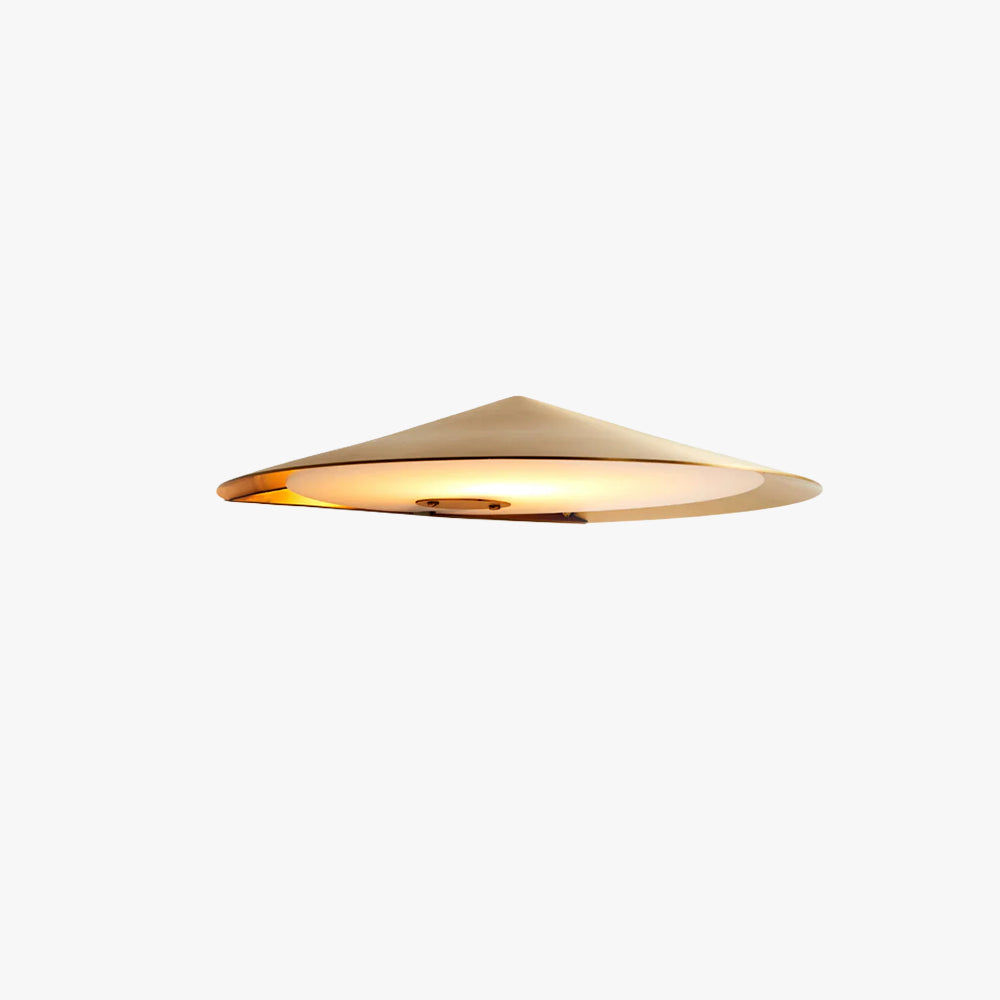 Axis Brass Cone Wall Light