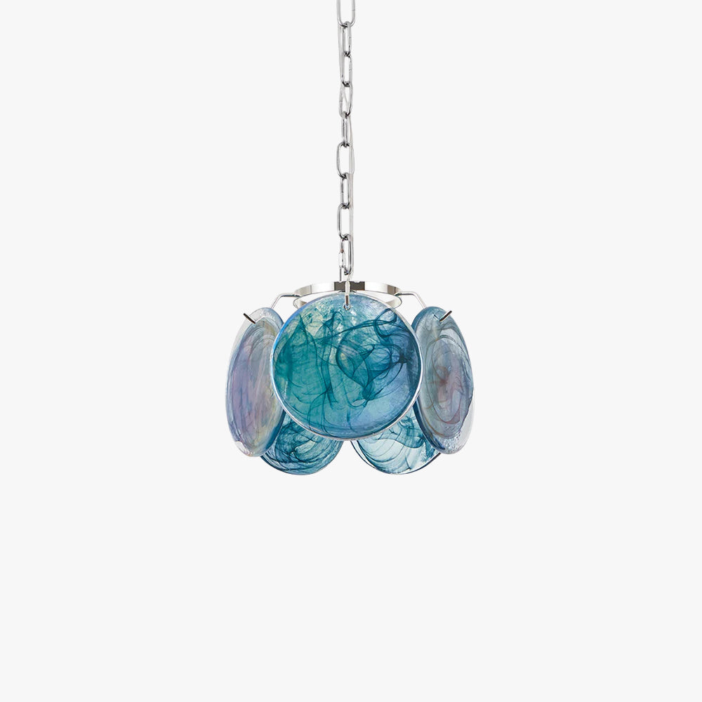 Verona Small Disc Glass Pendant Lamp