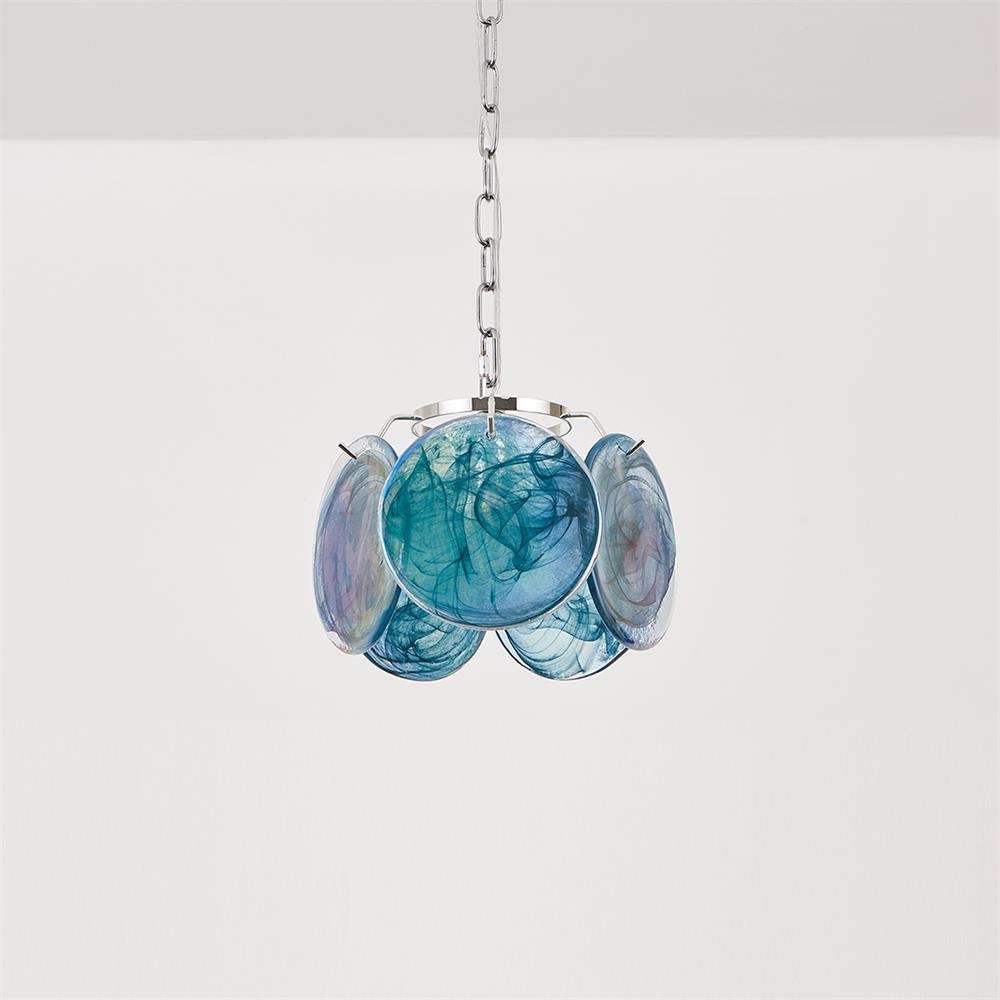 Verona Small Disc Glass Pendant Lamp