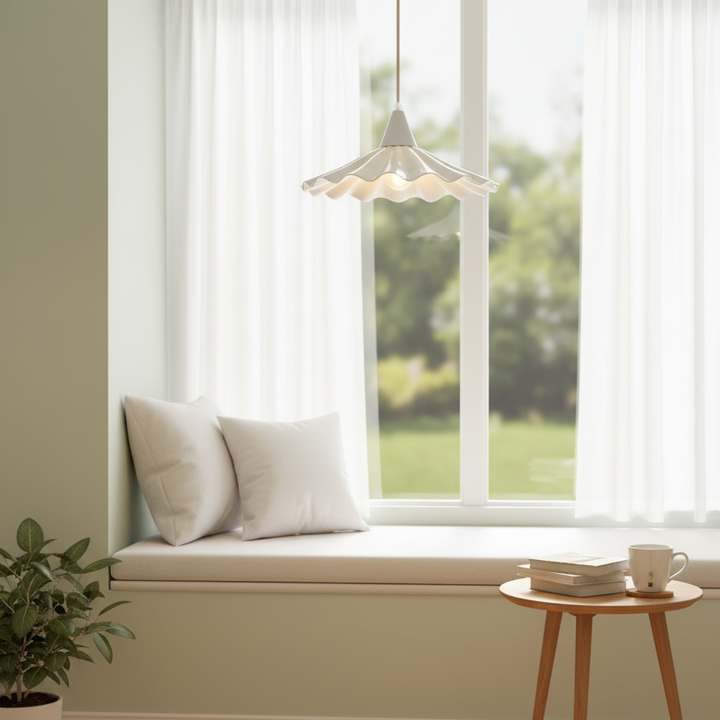 Hakka Ceramic Wave Pendant Light