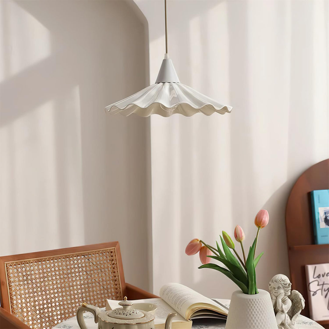 Hakka Ceramic Wave Pendant Light