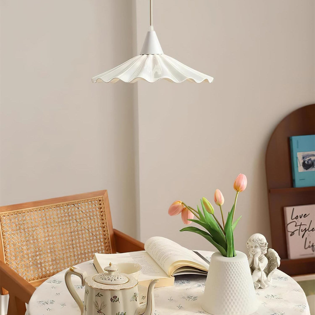 Hakka Ceramic Wave Pendant Light
