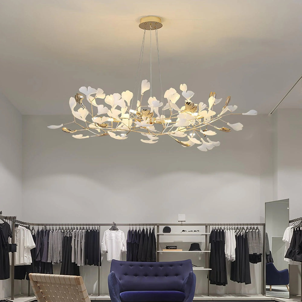 Muse Gingko Leaf Design N Chandelier