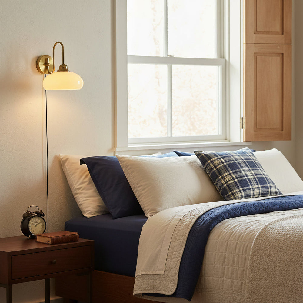 Axis Metal Glass Wall Lamp