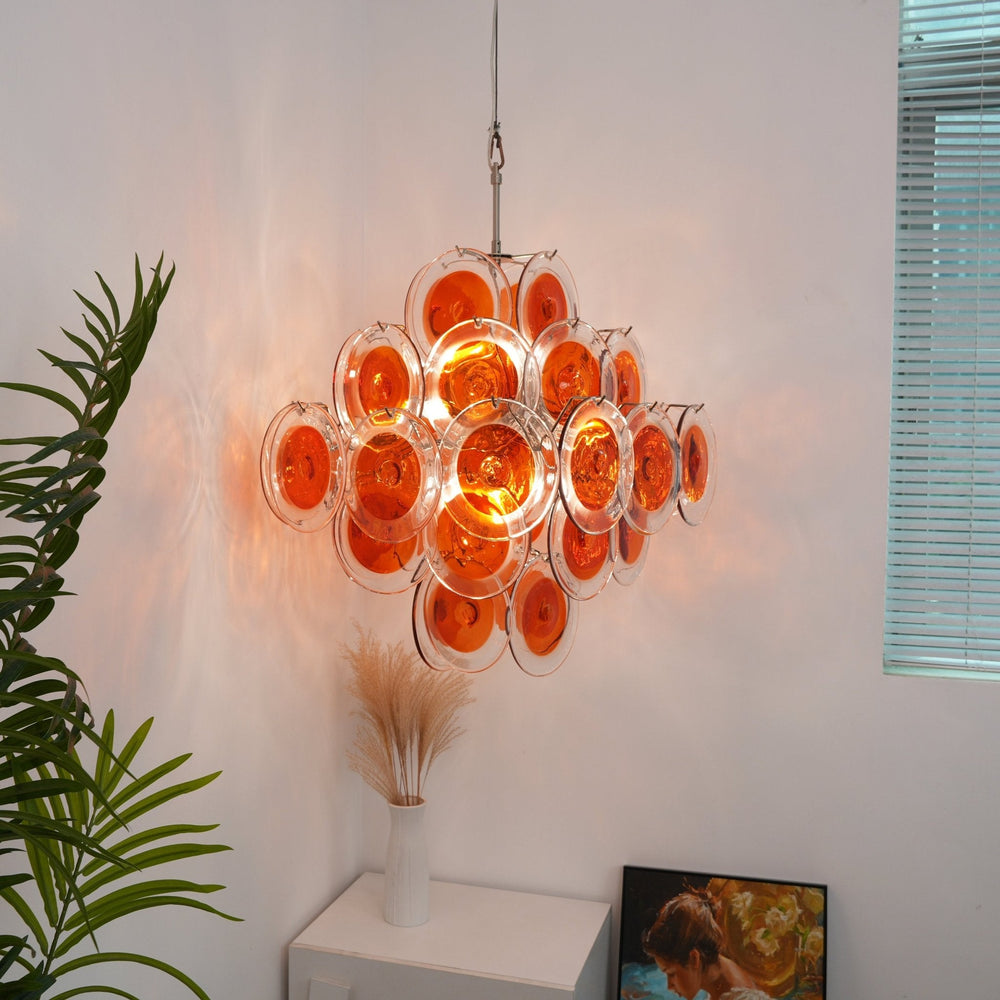 Verona Citrus Glass Chandelier