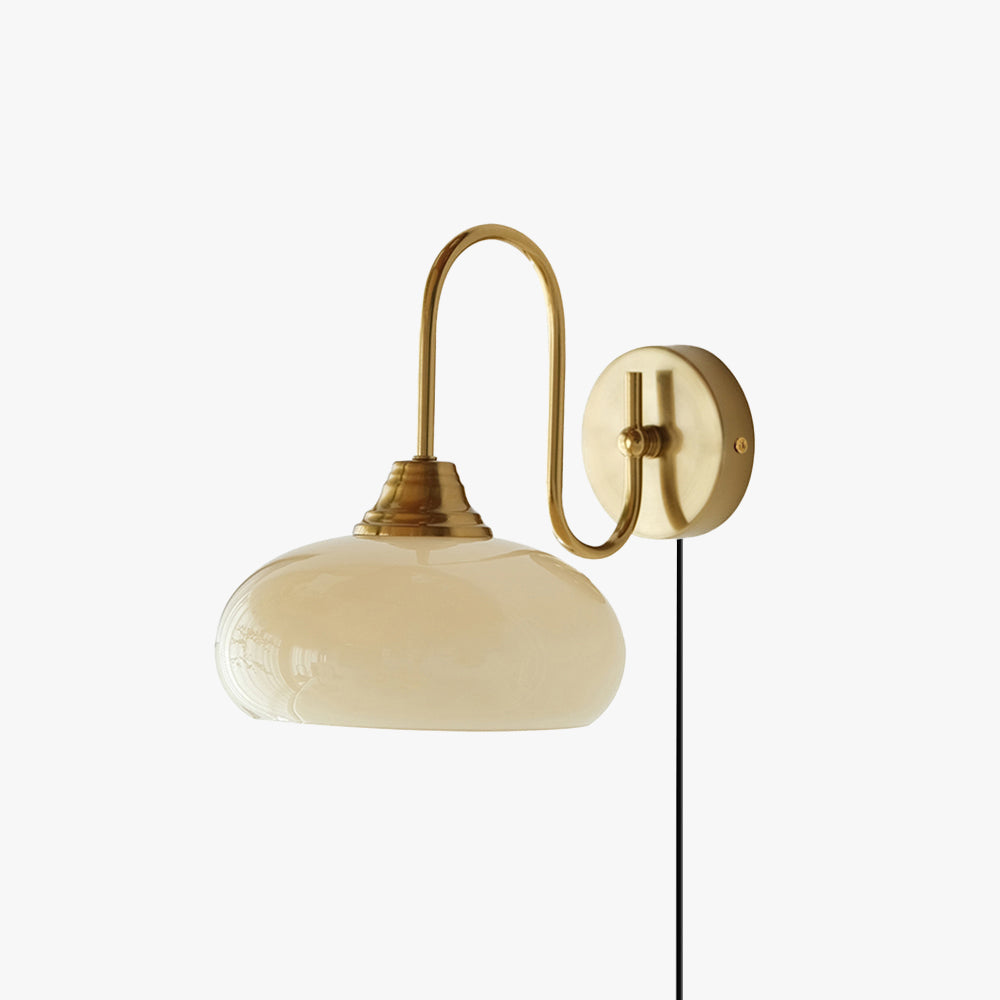 Axis Metal Glass Wall Lamp