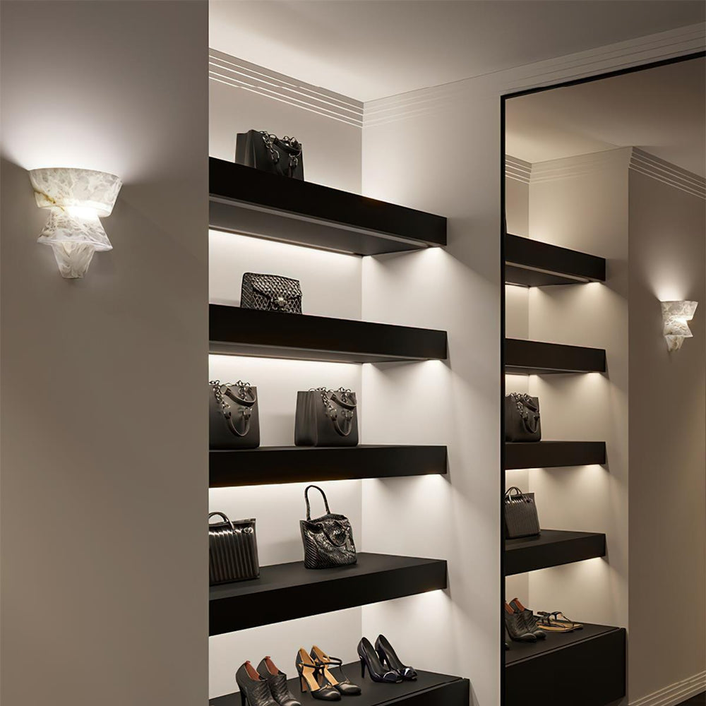 Dune Alabaster Cone Wall Light