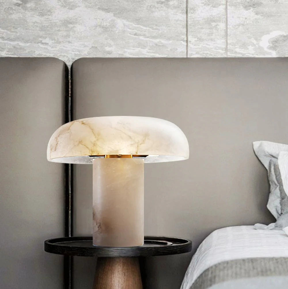 Dune Alabaster Mushroom Table Lamp